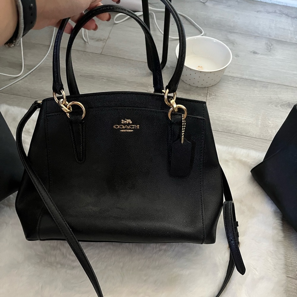 Coach small black crossbody handbag
